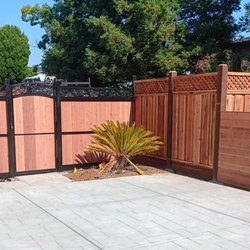 Fence Solutions - Redwood fence installation by Fence Solutions!