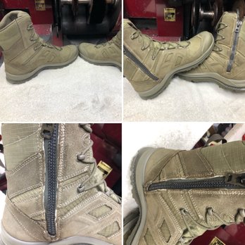 Queen City Cobbler - These boots were fitted with custom zippers! - Shoe Repair Near Me - Mint Hill, North Carolina