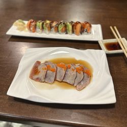 Ichiban Restaurant - Tuna tataki and summer roll, delicious.