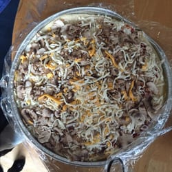 Papa Murphy's - This is a large pan single topping pizza. Today I got it for $9.