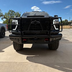 Pickup Outfitters - Ranch Hand Legend front bumper, professionally installed for a rugged look and added front-end protection.