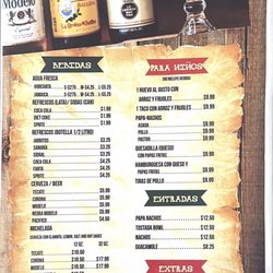 Azteca - Palmdale Blvd - Menu 2022-2023