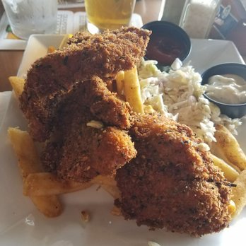 Restaurant 604 - Furikake Fish & Chips, with Cole Slaw...A Definite must try... - Breakfast & Brunch Near Me - Honolulu, Hawaii