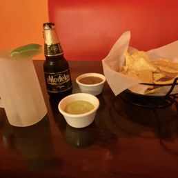 Chips and salsa (complimentary) Chips and salsa (complimentary)