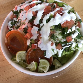 District Taco - Salad with toppings - Mexican Near Me - Riverdale Park, Maryland