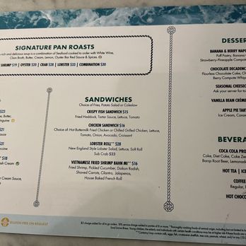 Oyster Bar - Menu April 2024 - Seafood Near Me - Sparks, Nevada Oyster Bar - Menu April 2024 - Seafood Near Me - Sparks, Nevada