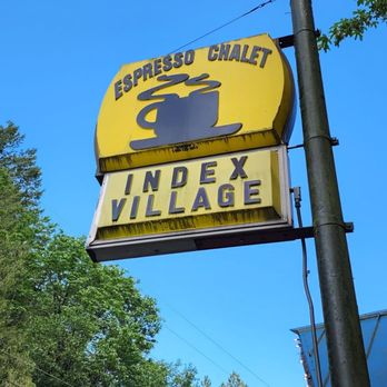 Espresso Chalet - Road sign - Coffee & Tea Near Me - Gold Bar, Washington