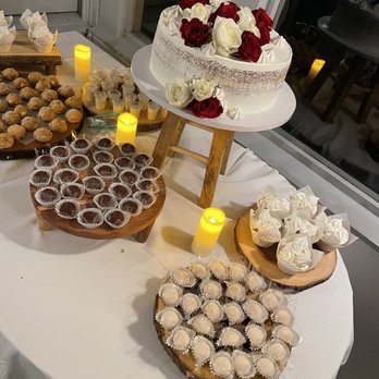 Lara’s Fine Dining - Desserts no from the restaurant but they let my family set up a dessert table for our engagement. Super lovely. - Italian Near Me - Richmond, California Lara’s Fine Dining - Desserts no from the restaurant but they let my family set up a dessert table for our engagement. Super lovely. - Italian Near Me - Richmond, California