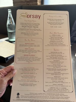 Menu photo 4 Orsay Jacksonville, FL