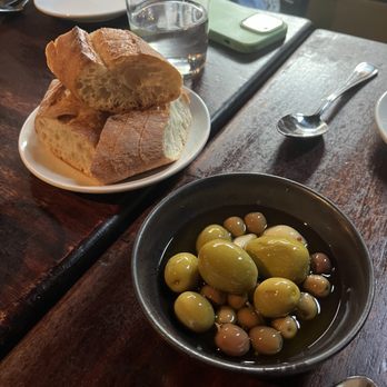 Casa Mono - Complimentary Bread and Olives - Spanish Near Me - New York, New York Casa Mono - Complimentary Bread and Olives - Spanish Near Me - New York, New York