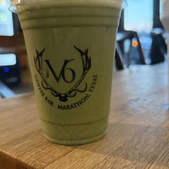 V6 Coffee Bar - Matcha made to order - Coffee & Tea Near Me - Marathon, Texas