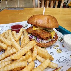 Janna’s Burgers Fish and Fries - Fish Sandwich Combo