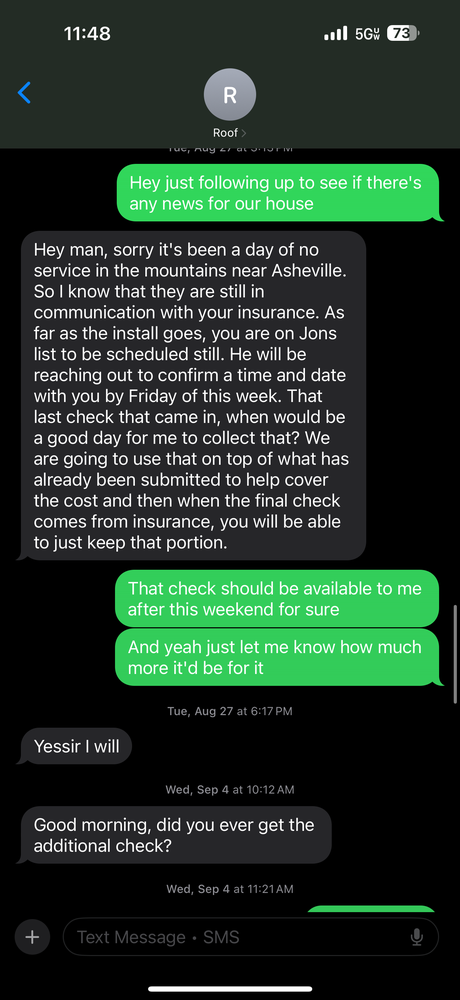 Slide of Buckhead Roofing