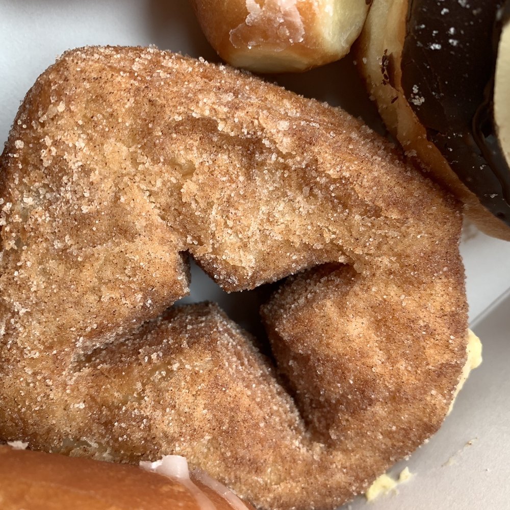 Texan Donuts - On of the best cronuts ever. Stuffed with Bavarian cream and strawberry jelly - Donuts Near Me - Garland, Texas Texan Donuts - On of the best cronuts ever. Stuffed with Bavarian cream and strawberry jelly - Donuts Near Me - Garland, Texas