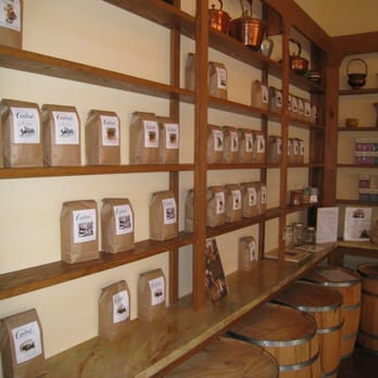 Central Coffee Roasters - shelves of coffee beans - Specialty Food Near Me - Sperryville, Virginia Central Coffee Roasters - shelves of coffee beans - Specialty Food Near Me - Sperryville, Virginia