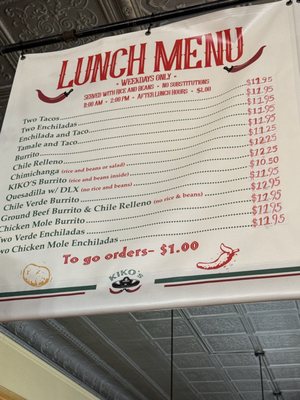 Menu photo 3 Kiko's Mexican Restaurant Philipsburg, MT Menu photo 3 Kiko's Mexican Restaurant Philipsburg, MT
