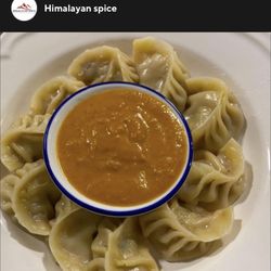 Himalayan Spice - Steam chicken momo with tomato chutney