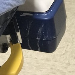 St Mary's Hospital - Unknown fluids on bed offered.