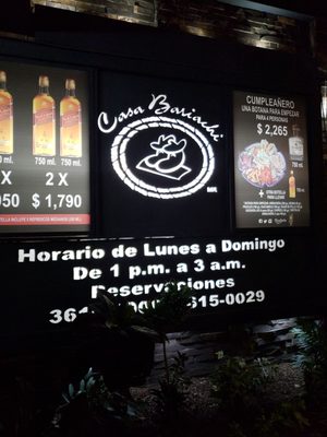 Menu photo 3 Casa Bariachi Guadalajara, JAL