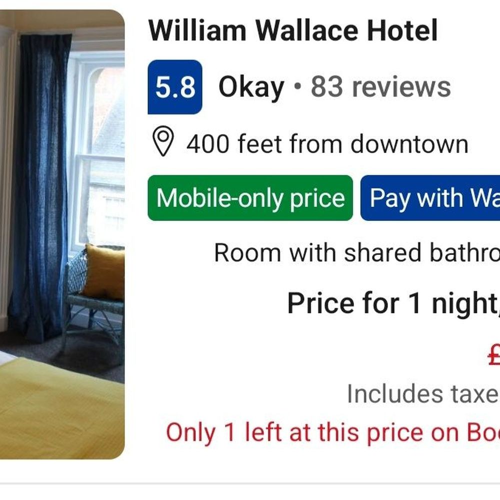Willy Wallace Hostel - Hostels Near Me - Stirling, STG