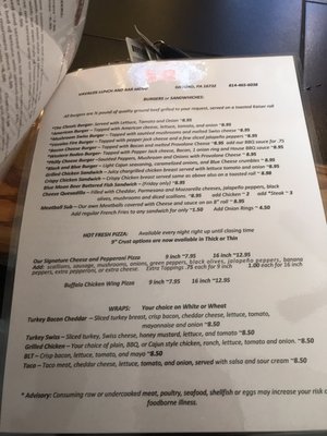 Menu photo 3 Vavalos Bar and Restaurant Gifford, PA Menu photo 3 Vavalos Bar and Restaurant Gifford, PA