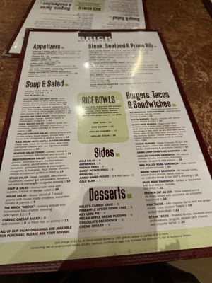 Menu photo 6 Brick Restaurant Jacksonville, FL