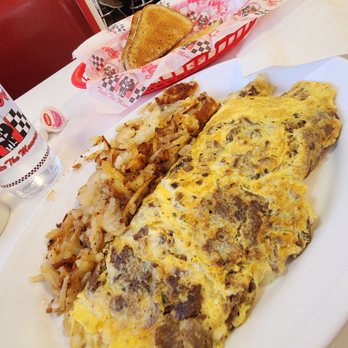 Nifty Fifty's - Cheese Steak Omelet - Burgers Near Me - Philadelphia, Pennsylvania