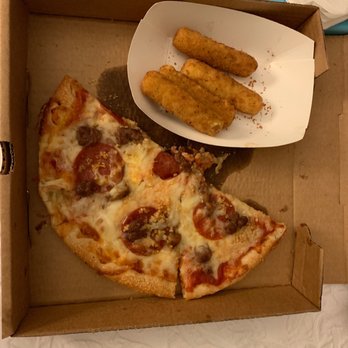 Minerva Pizza House - a slice of pizza with a side of breadsticks - Pizza Near Me - Fairhaven, Massachusetts Minerva Pizza House - a slice of pizza with a side of breadsticks - Pizza Near Me - Fairhaven, Massachusetts