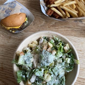 Gotts Roadside - Caesar chicken Salad - no kale Cheeseburger Fries Chicken Tenders (3) - Burgers Near Me - Napa, California Gotts Roadside - Caesar chicken Salad - no kale Cheeseburger Fries Chicken Tenders (3) - Burgers Near Me - Napa, California