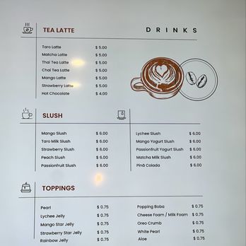 BTX Cafe - Menu as of March 2026 - Coffee & Tea Near Me - Closter, New Jersey