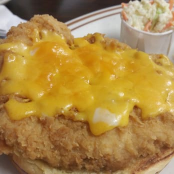 Shabbona Cafe - Crispy chicken sandwich with cheddar.It tasted like handmade. Delish! - Cafes Near Me - Shabbona, Illinois Shabbona Cafe - Crispy chicken sandwich with cheddar.It tasted like handmade. Delish! - Cafes Near Me - Shabbona, Illinois