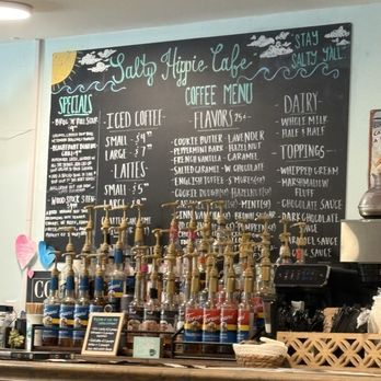 Salty Hippie Cafe - Coffee Menu - Desserts Near Me - Eure, North Carolina