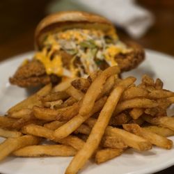 Phillips Seafood - Fish sandwich with honey ginger slaw and spicy mayo