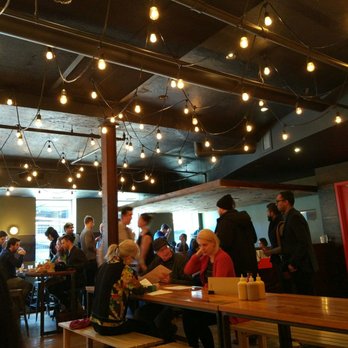Wvrst - Picture of the interior with the fairy lights - German Near Me - Toronto, Ontario Wvrst - Picture of the interior with the fairy lights - German Near Me - Toronto, Ontario