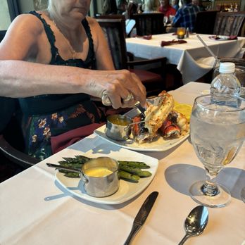 The Range Steakhouse - My mom and her two lobster tails. She was so happy. - Steakhouses Near Me - Laughlin, Nevada The Range Steakhouse - My mom and her two lobster tails. She was so happy. - Steakhouses Near Me - Laughlin, Nevada