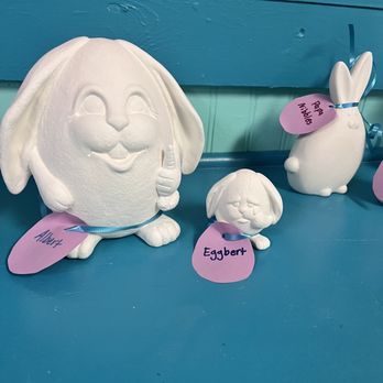 The Ceramic and Pottery Center - Bunnies we helped name! - Art Classes Near Me - Dickinson, Texas The Ceramic and Pottery Center - Bunnies we helped name! - Art Classes Near Me - Dickinson, Texas