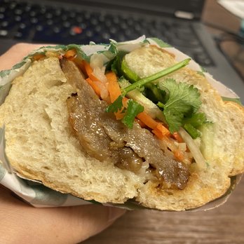 Boba Binge - B2. Grilled Pork Banh Mi - Coffee & Tea Near Me - Oakland, California Boba Binge - B2. Grilled Pork Banh Mi - Coffee & Tea Near Me - Oakland, California