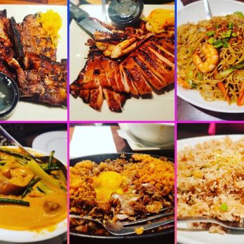 Gerry's Grill - Pancit Canton, grilled pork and squid, sisig, kare-kare and bagoong rice. - Filipino Near Me - Artesia, California Gerry's Grill - Pancit Canton, grilled pork and squid, sisig, kare-kare and bagoong rice. - Filipino Near Me - Artesia, California