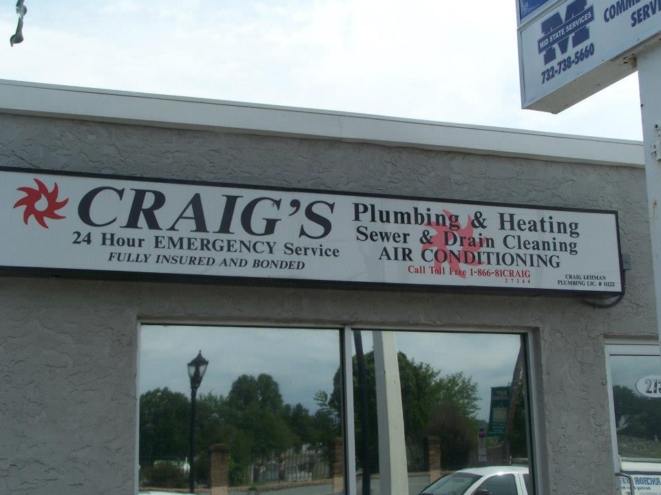 Slide of Craig's Plumbing and Heating