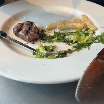 The River Social - I didn't contemplate taking a picture until the end... again, edible, but $47 worth? - Mediterranean Near Me - Providence, Rhode Island The River Social - I didn't contemplate taking a picture until the end... again, edible, but $47 worth? - Mediterranean Near Me - Providence, Rhode Island