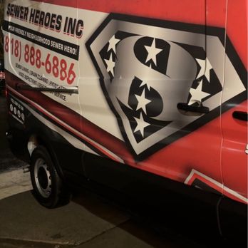 Sewer Heroes - Beautiful Van! - Plumbing Near Me - Glendale, California Sewer Heroes - Beautiful Van! - Plumbing Near Me - Glendale, California