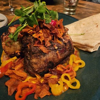 Gather in Jackson Hole - Pork Shank (delicious!) - New American Near Me - Jackson, Wyoming Gather in Jackson Hole - Pork Shank (delicious!) - New American Near Me - Jackson, Wyoming