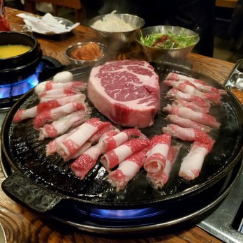 Jongro BBQ - Steak and thinly sliced beef - Korean Near Me - New York, New York Jongro BBQ - Steak and thinly sliced beef - Korean Near Me - New York, New York