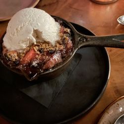 Horn and Cantle - GF dessert. Love huckleberry cobbler