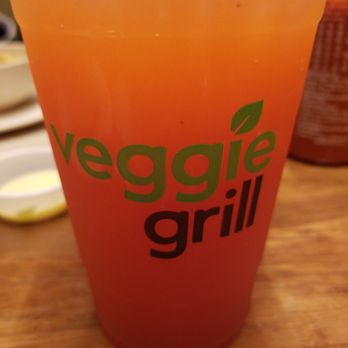 Veggie Grill by Next Level - Strawberry lemonade is delicious! - Vegan Near Me - Seattle, Washington