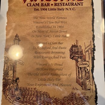 Vincent's Clam Bar - Seafood Near Me - Carle Place, New York Vincent's Clam Bar - Seafood Near Me - Carle Place, New York
