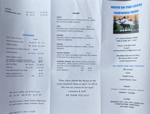 The Moose On The Loose by null