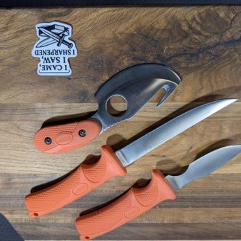 Chef KnifeWorks - Hunting knives ready to go for the next big game - Knife Sharpening Near Me - Maple Grove, Minnesota