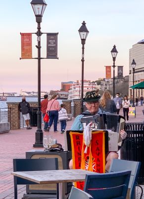 Riverside Biergarten by null