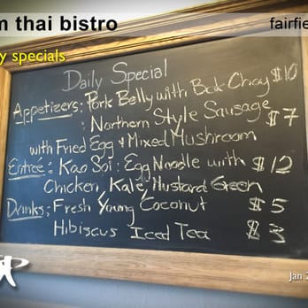 Palm Thai Bistro - Today's "Daily Specials" - Thai Near Me - Fairfield, California Palm Thai Bistro - Today's "Daily Specials" - Thai Near Me - Fairfield, California